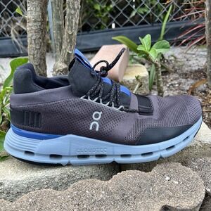 On Cloudnova Men's Road Running Shoes Size 10.5 Eclipse Chambray Blue Lace Up